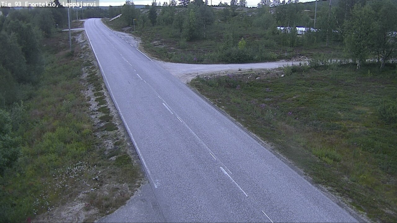 Weather Camera Image Road 93 Enontekiö, Leppäjärvi, Enontekiö, Lappi