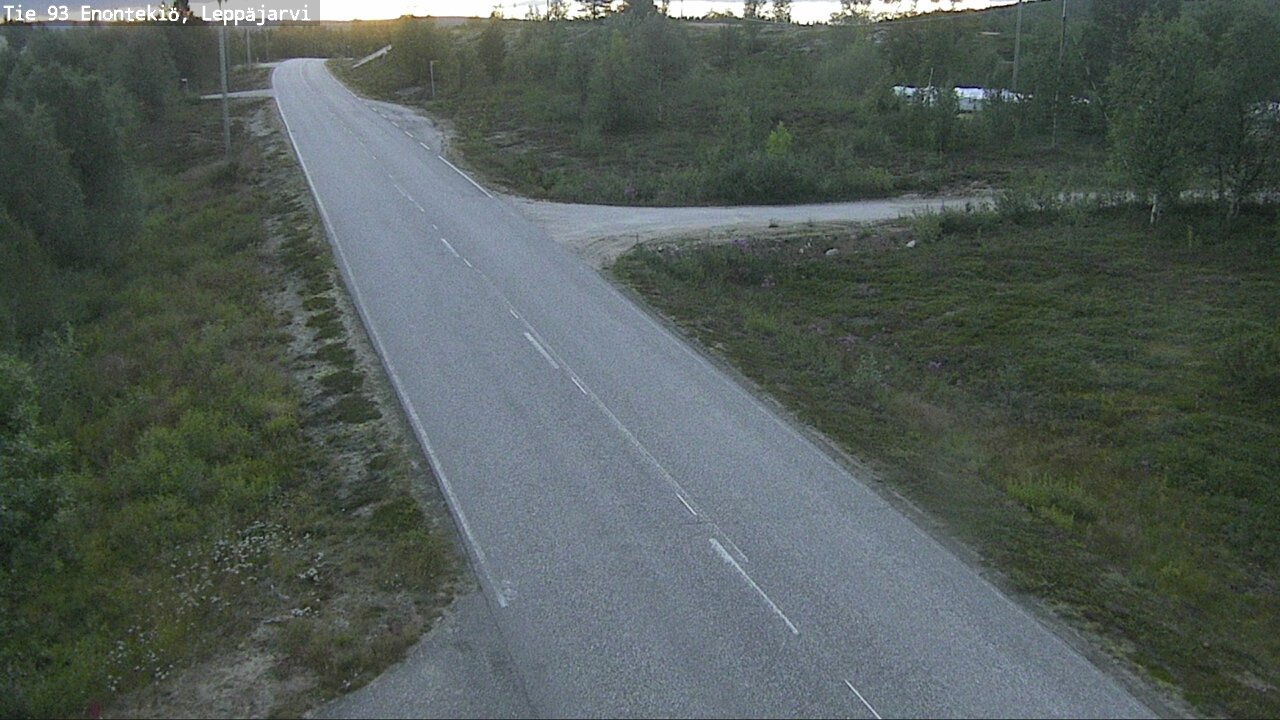 Weather Camera Image Road 93 Enontekiö, Leppäjärvi, Enontekiö, Lappi