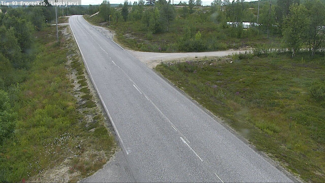 Weather Camera Image Road 93 Enontekiö, Leppäjärvi, Enontekiö, Lappi
