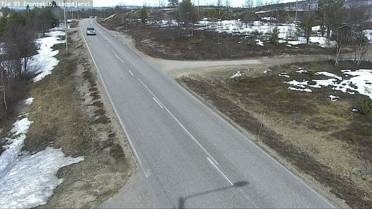 Weather Camera Image Road 93 Enontekiö, Leppäjärvi, Enontekiö, Lappi