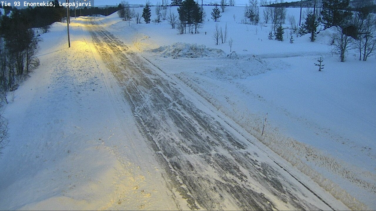 Kelikamerat Kuva Tie 93 Enontekiö, Leppäjärvi, Enontekiö, Lappi