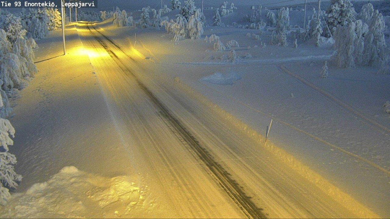 Kelikamerat Kuva Tie 93 Enontekiö, Leppäjärvi, Enontekiö, Lappi