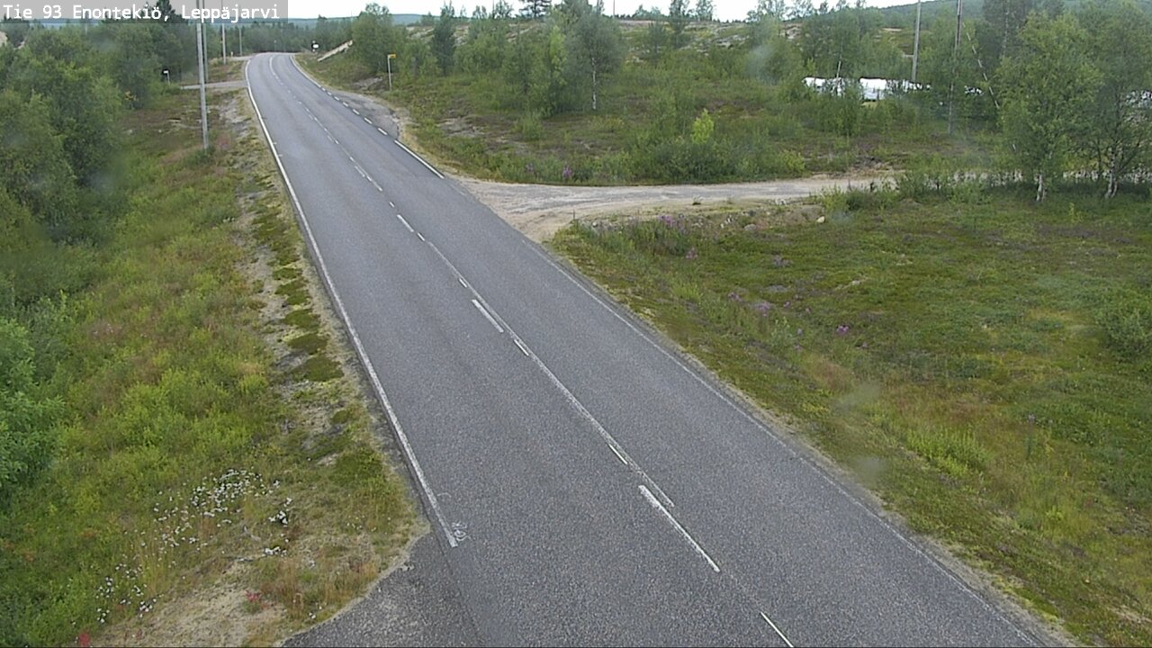 Weather Camera Image Road 93 Enontekiö, Leppäjärvi, Enontekiö, Lappi