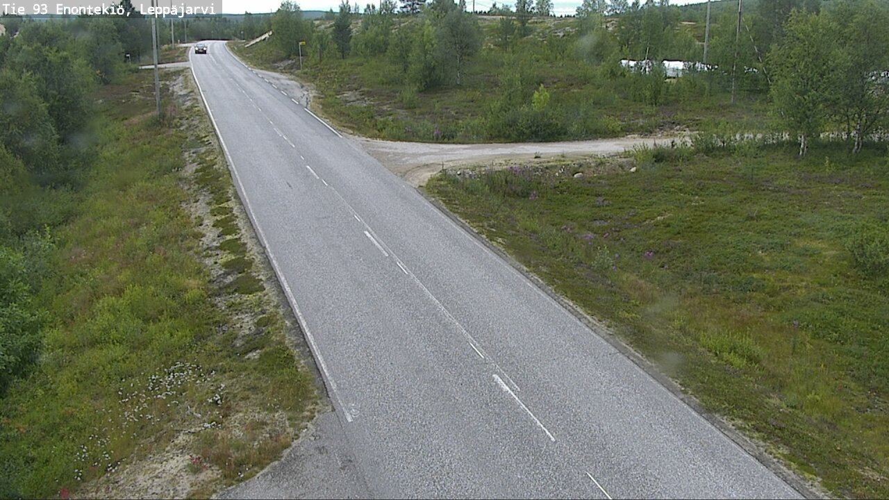 Weather Camera Image Road 93 Enontekiö, Leppäjärvi, Enontekiö, Lappi