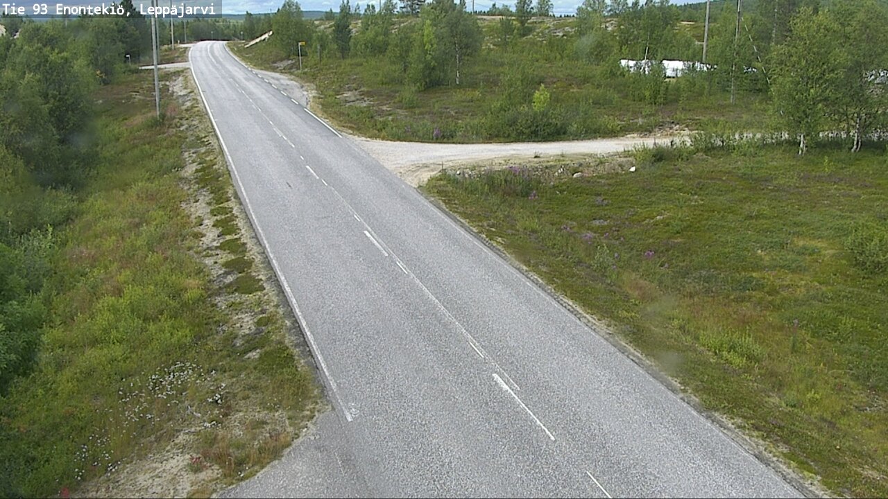 Weather Camera Image Road 93 Enontekiö, Leppäjärvi, Enontekiö, Lappi