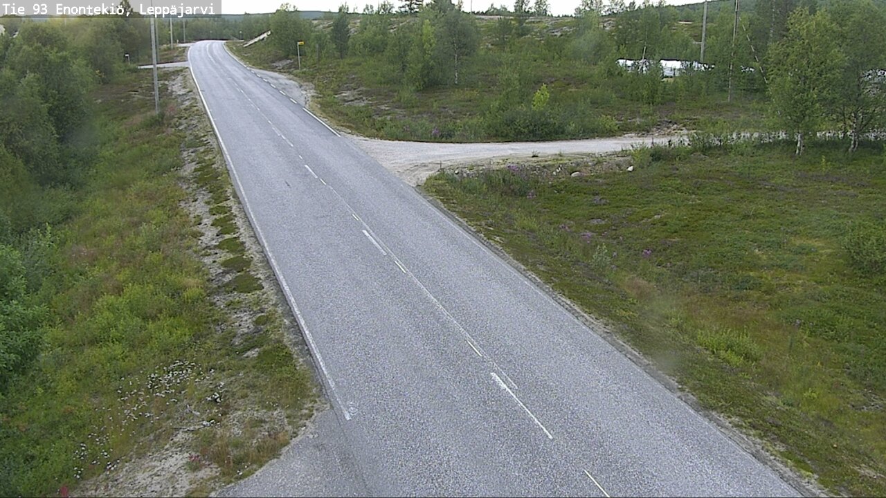 Weather Camera Image Road 93 Enontekiö, Leppäjärvi, Enontekiö, Lappi