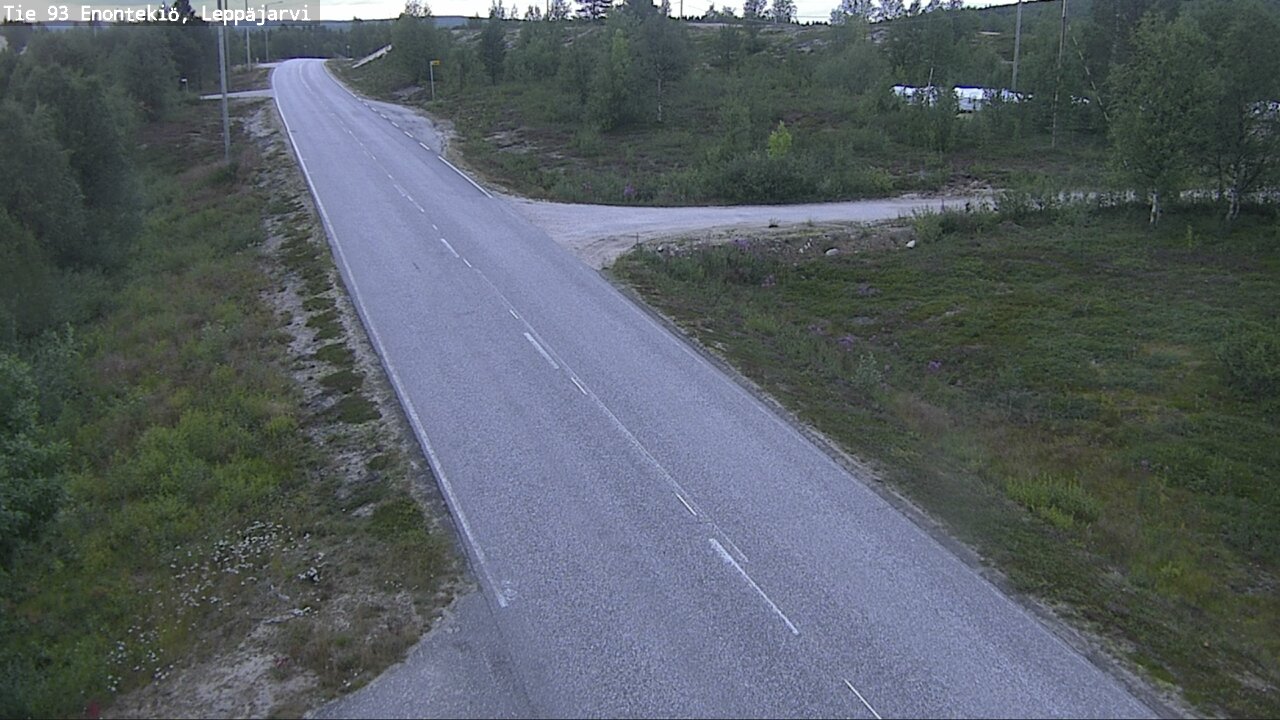 Weather Camera Image Road 93 Enontekiö, Leppäjärvi, Enontekiö, Lappi