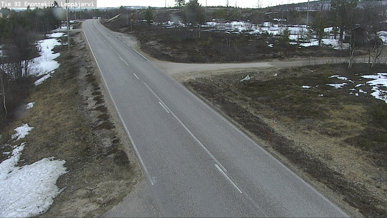 Weather Camera Image Road 93 Enontekiö, Leppäjärvi, Enontekiö, Lappi