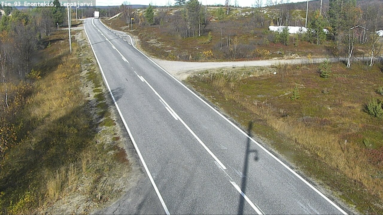 Weather Camera Image Väg 93 Enontekis, Leppäjärvi, Enontekiö, Lappi