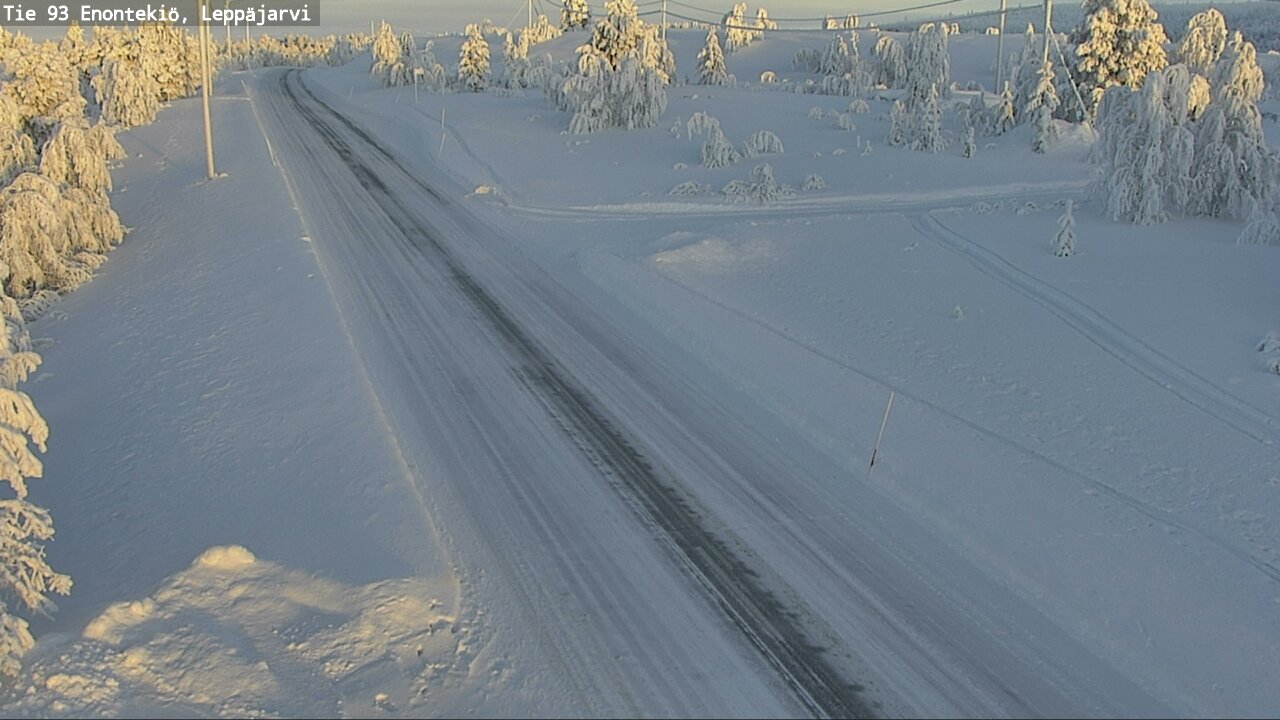 Weather Camera Image Road 93 Enontekiö, Leppäjärvi, Enontekiö, Lappi