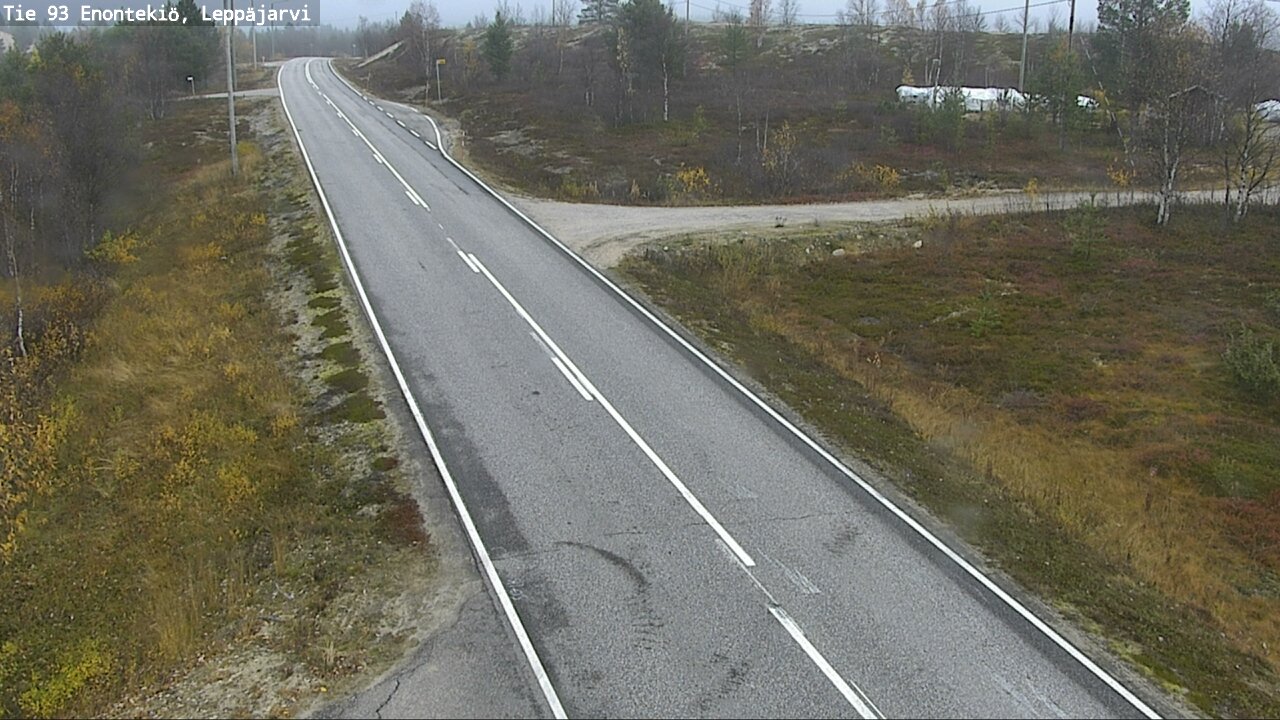 Weather Camera Image Road 93 Enontekiö, Leppäjärvi, Enontekiö, Lappi