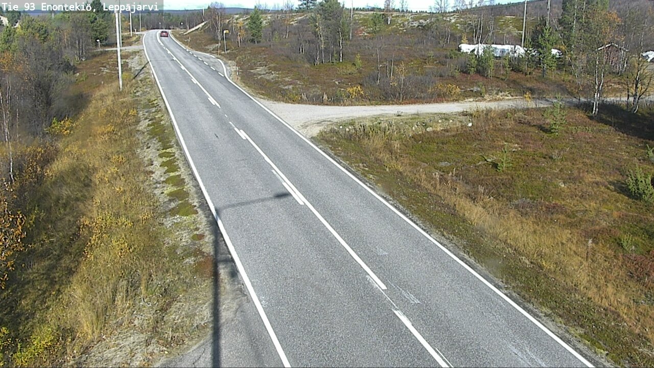 Weather Camera Image Road 93 Enontekiö, Leppäjärvi, Enontekiö, Lappi