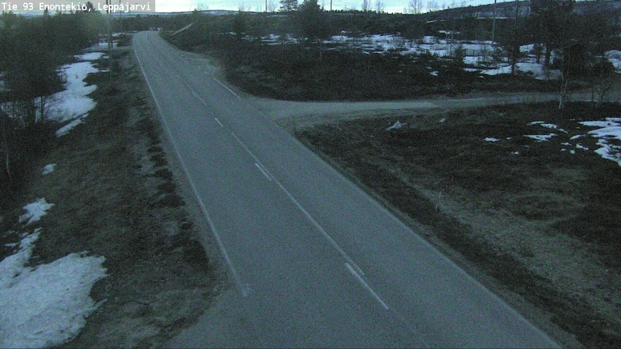 Weather Camera Image Road 93 Enontekiö, Leppäjärvi, Enontekiö, Lappi