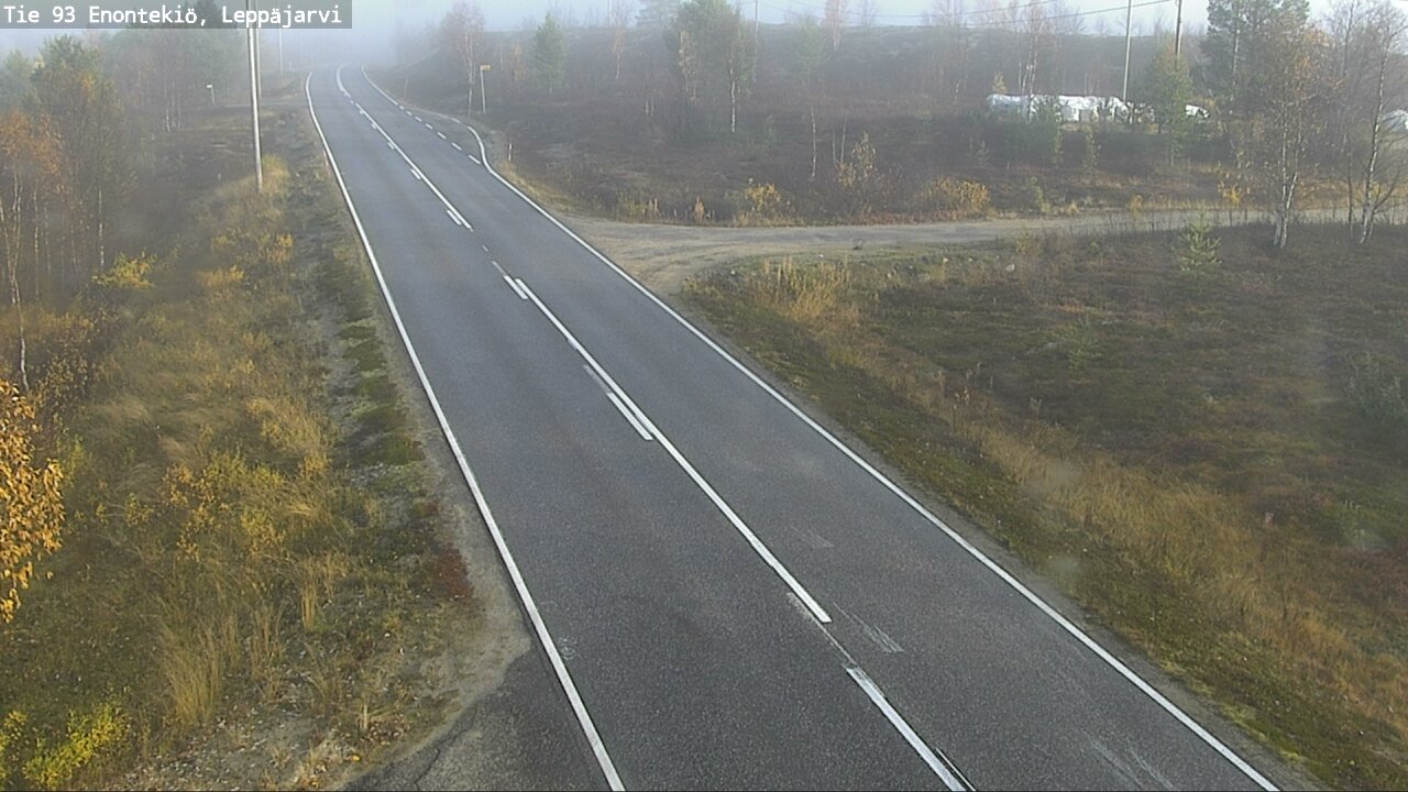 Weather Camera Image Road 93 Enontekiö, Leppäjärvi, Enontekiö, Lappi