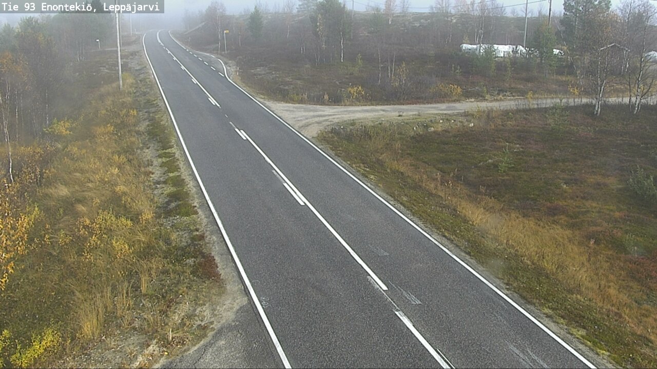 Weather Camera Image Road 93 Enontekiö, Leppäjärvi, Enontekiö, Lappi