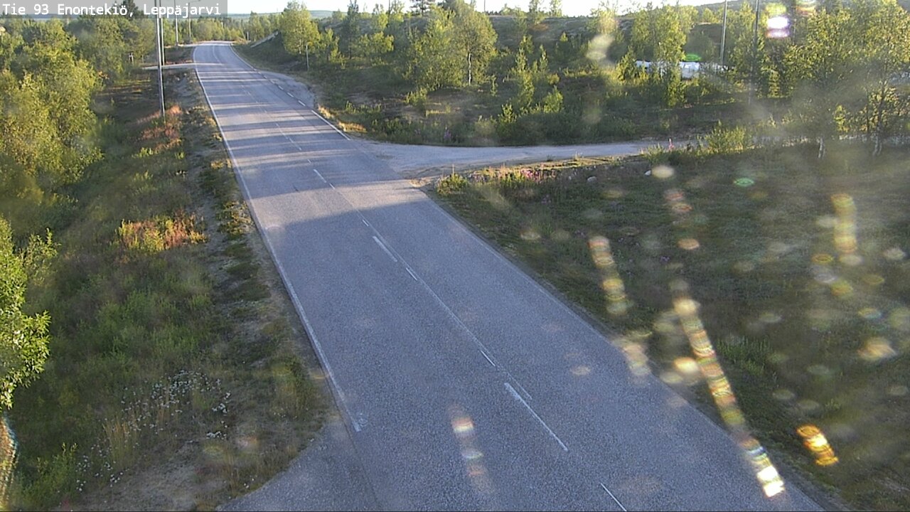Weather Camera Image Road 93 Enontekiö, Leppäjärvi, Enontekiö, Lappi
