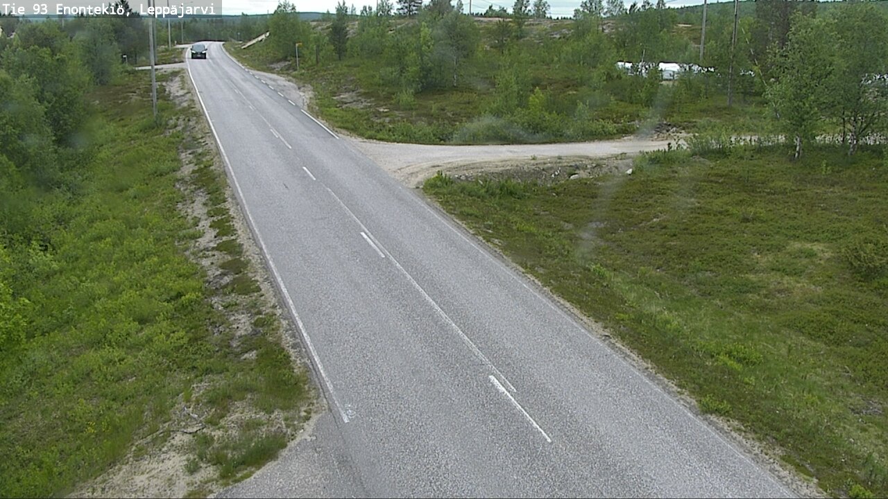 Weather Camera Image Väg 93 Enontekis, Leppäjärvi, Enontekiö, Lappi