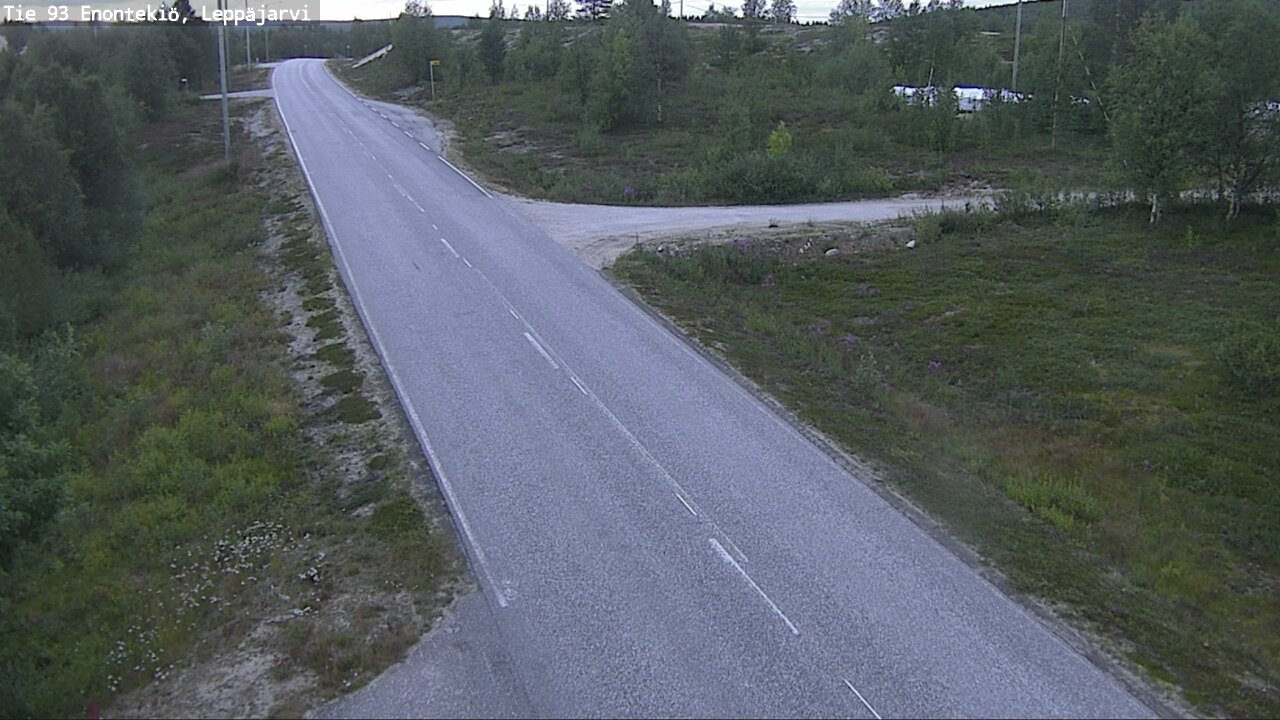 Weather Camera Image Road 93 Enontekiö, Leppäjärvi, Enontekiö, Lappi