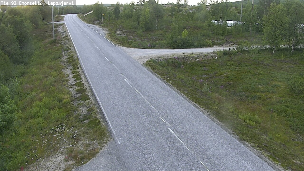 Weather Camera Image Road 93 Enontekiö, Leppäjärvi, Enontekiö, Lappi