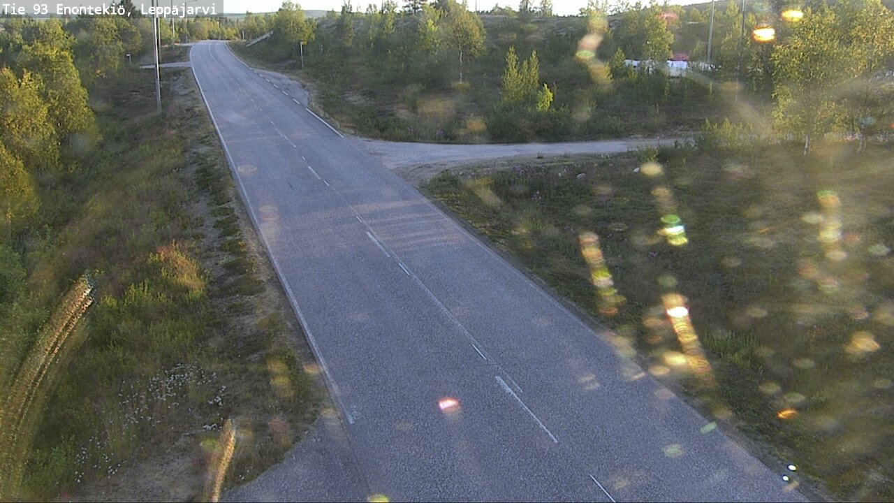 Weather Camera Image Road 93 Enontekiö, Leppäjärvi, Enontekiö, Lappi