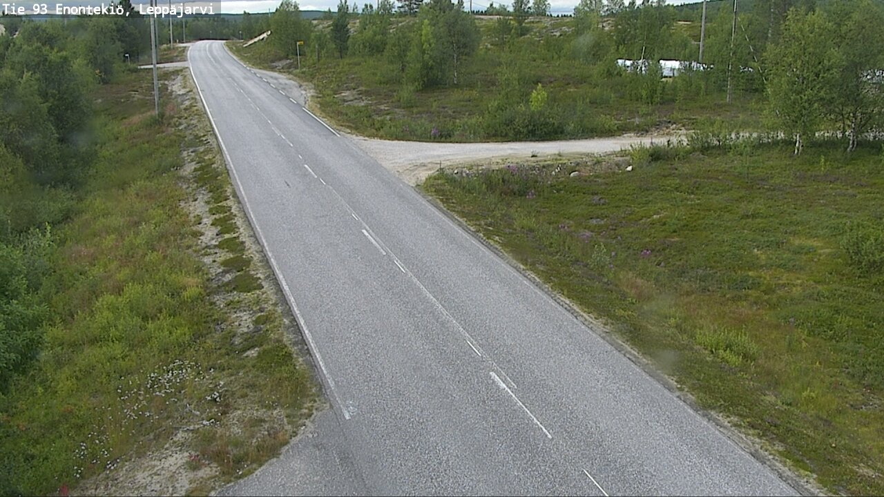 Weather Camera Image Road 93 Enontekiö, Leppäjärvi, Enontekiö, Lappi