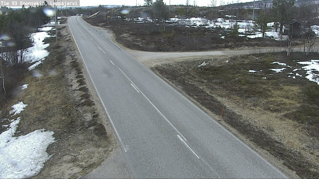 Weather Camera Image Road 93 Enontekiö, Leppäjärvi, Enontekiö, Lappi