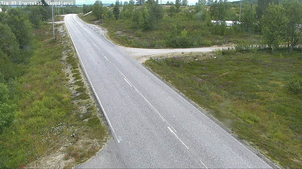 Weather Camera Image Road 93 Enontekiö, Leppäjärvi, Enontekiö, Lappi