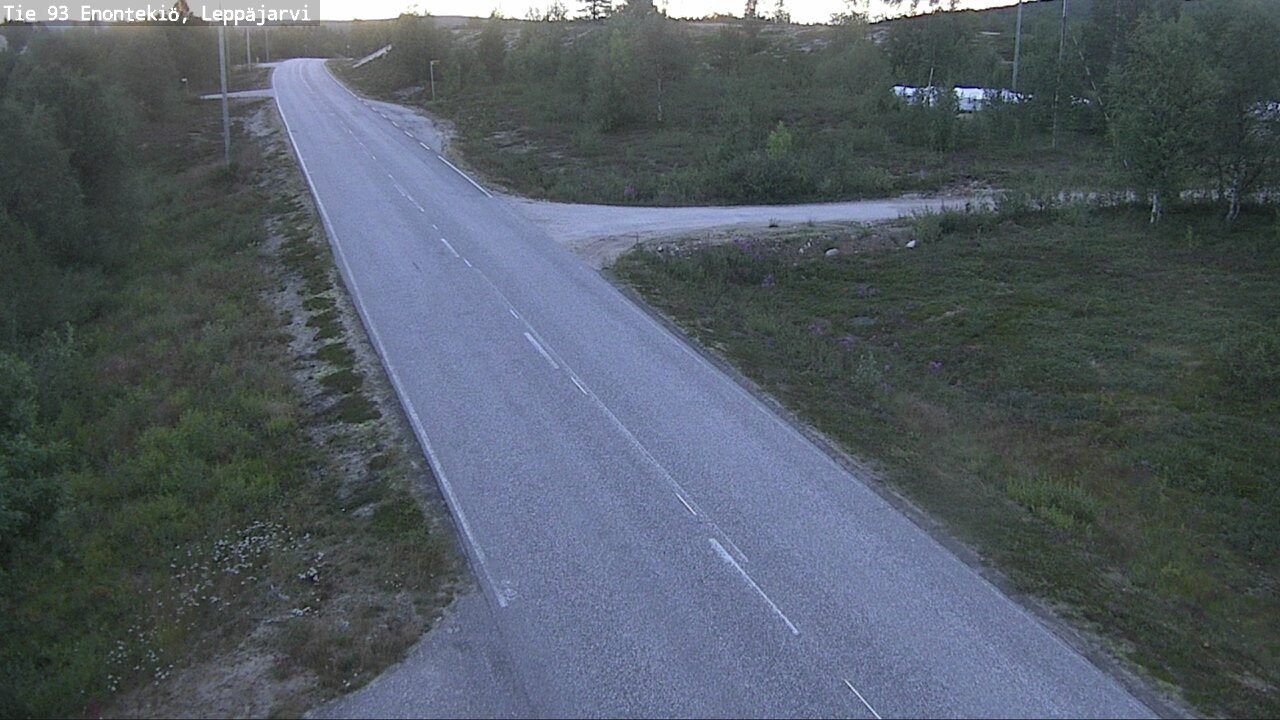 Weather Camera Image Road 93 Enontekiö, Leppäjärvi, Enontekiö, Lappi