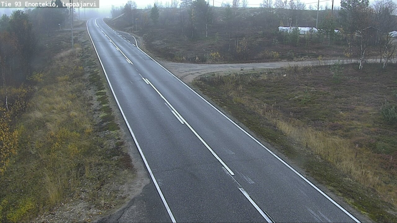 Weather Camera Image Road 93 Enontekiö, Leppäjärvi, Enontekiö, Lappi