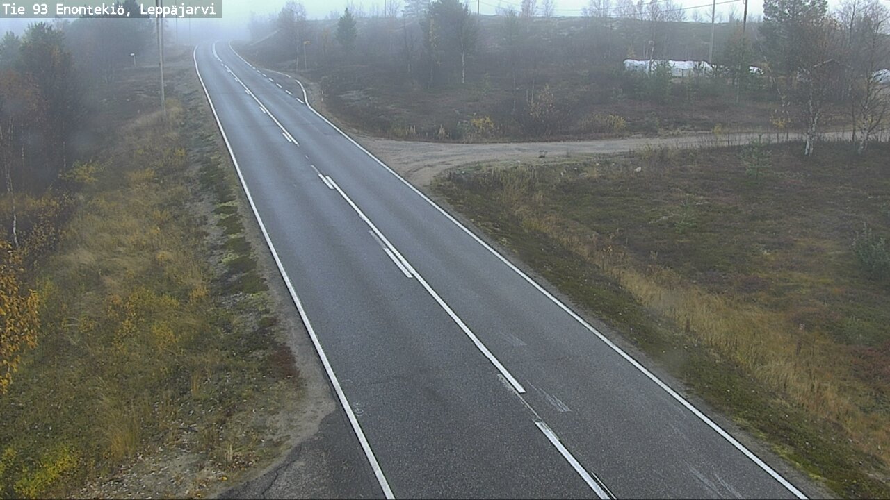 Weather Camera Image Road 93 Enontekiö, Leppäjärvi, Enontekiö, Lappi