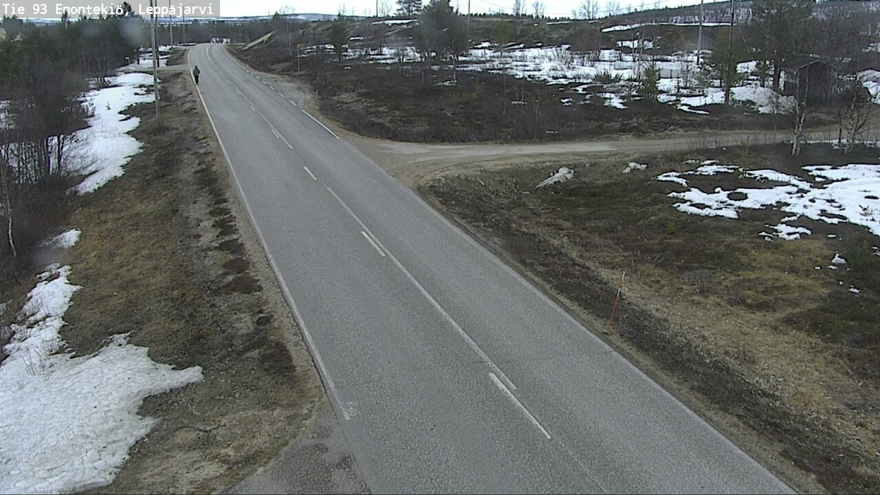 Weather Camera Image Road 93 Enontekiö, Leppäjärvi, Enontekiö, Lappi