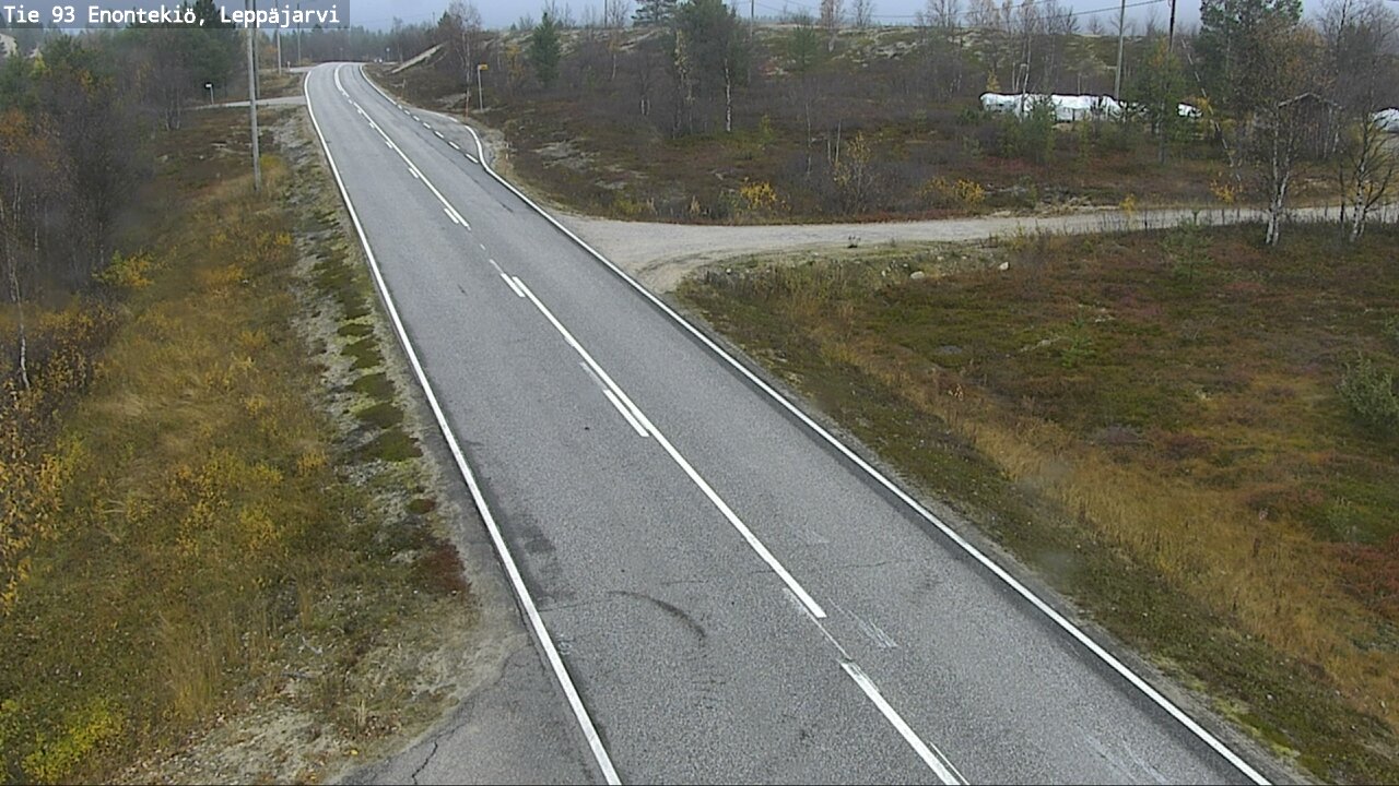 Weather Camera Image Road 93 Enontekiö, Leppäjärvi, Enontekiö, Lappi