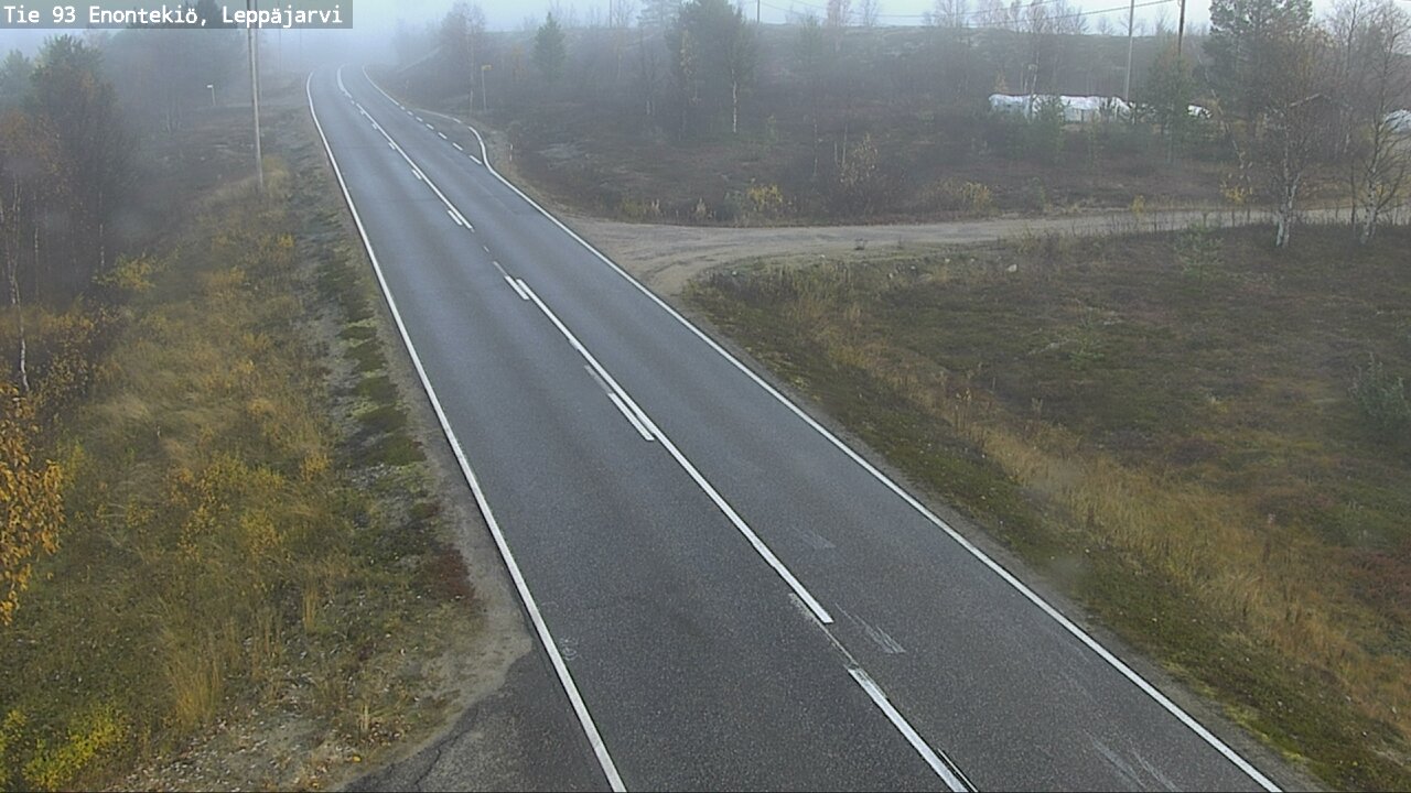 Weather Camera Image Road 93 Enontekiö, Leppäjärvi, Enontekiö, Lappi
