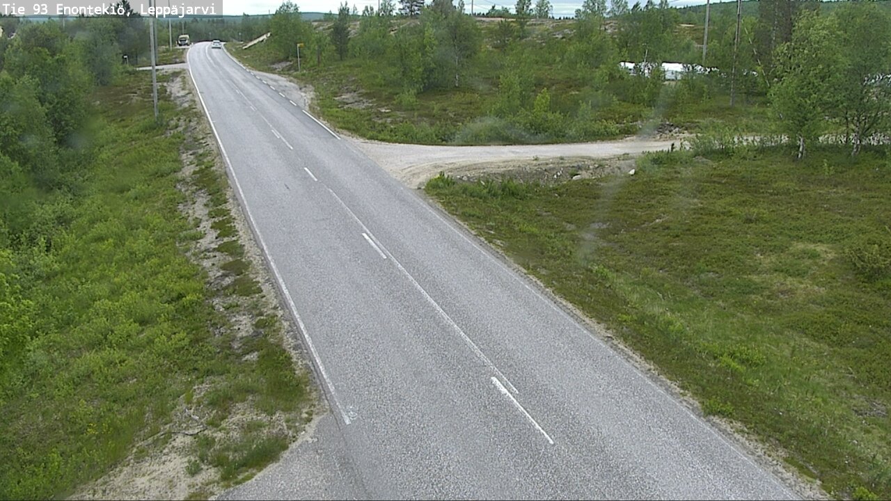 Weather Camera Image Road 93 Enontekiö, Leppäjärvi, Enontekiö, Lappi