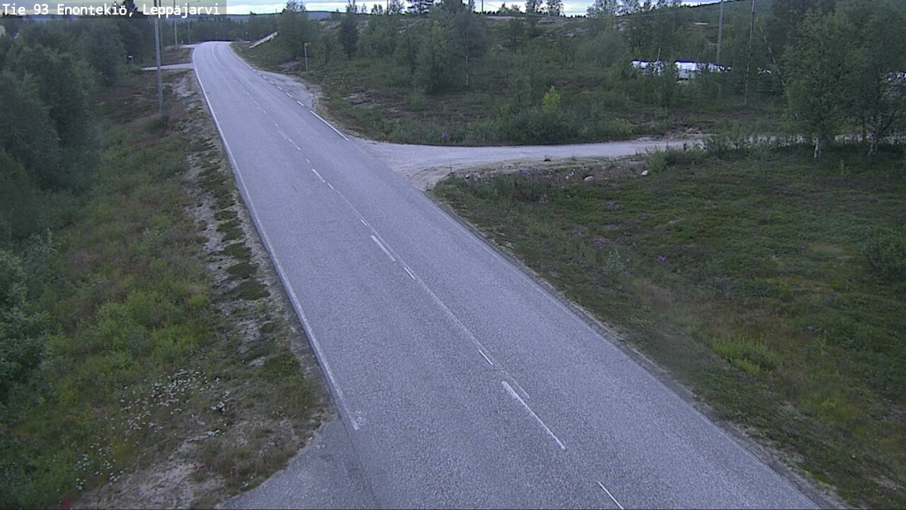Weather Camera Image Road 93 Enontekiö, Leppäjärvi, Enontekiö, Lappi