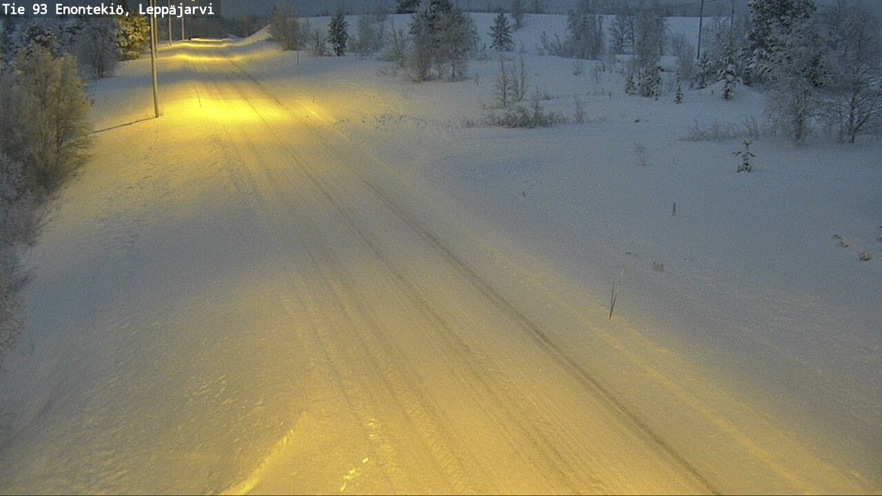 Kelikamerat Kuva Tie 93 Enontekiö, Leppäjärvi, Enontekiö, Lappi