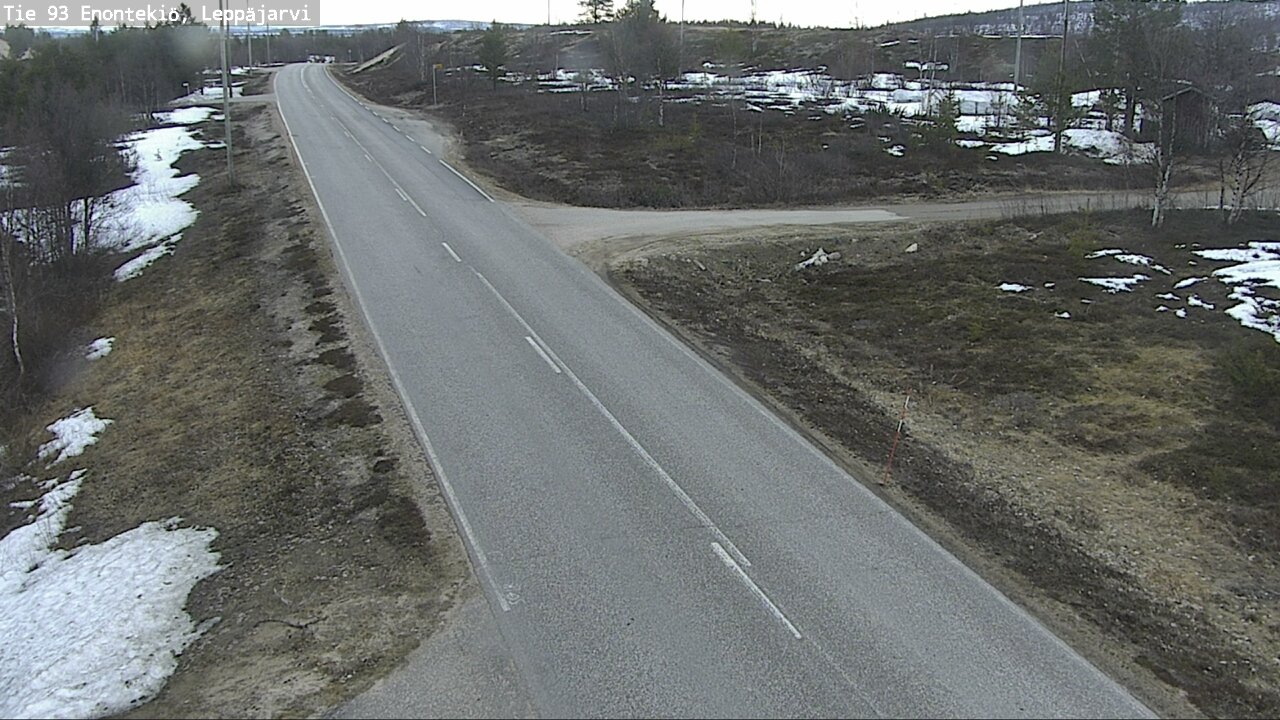 Weather Camera Image Road 93 Enontekiö, Leppäjärvi, Enontekiö, Lappi