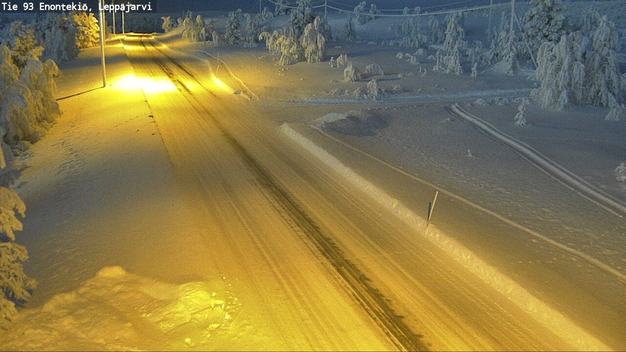 Kelikamerat Kuva Tie 93 Enontekiö, Leppäjärvi, Enontekiö, Lappi