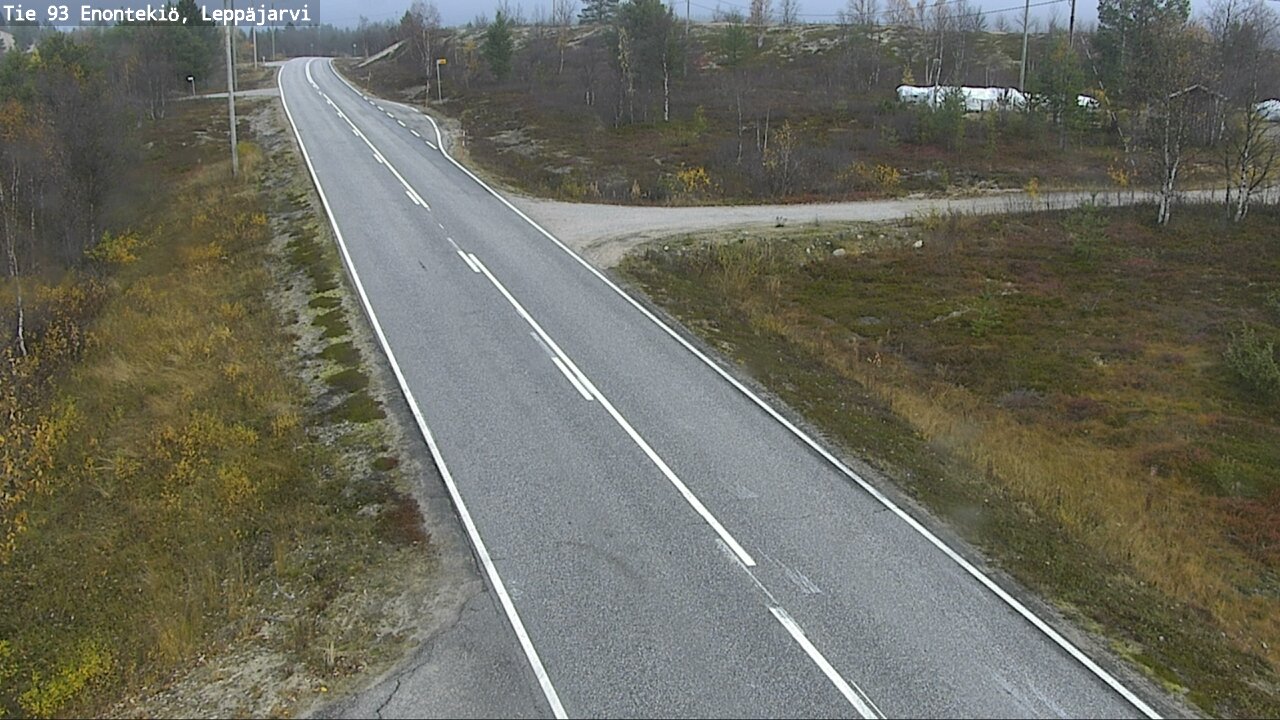 Weather Camera Image Road 93 Enontekiö, Leppäjärvi, Enontekiö, Lappi