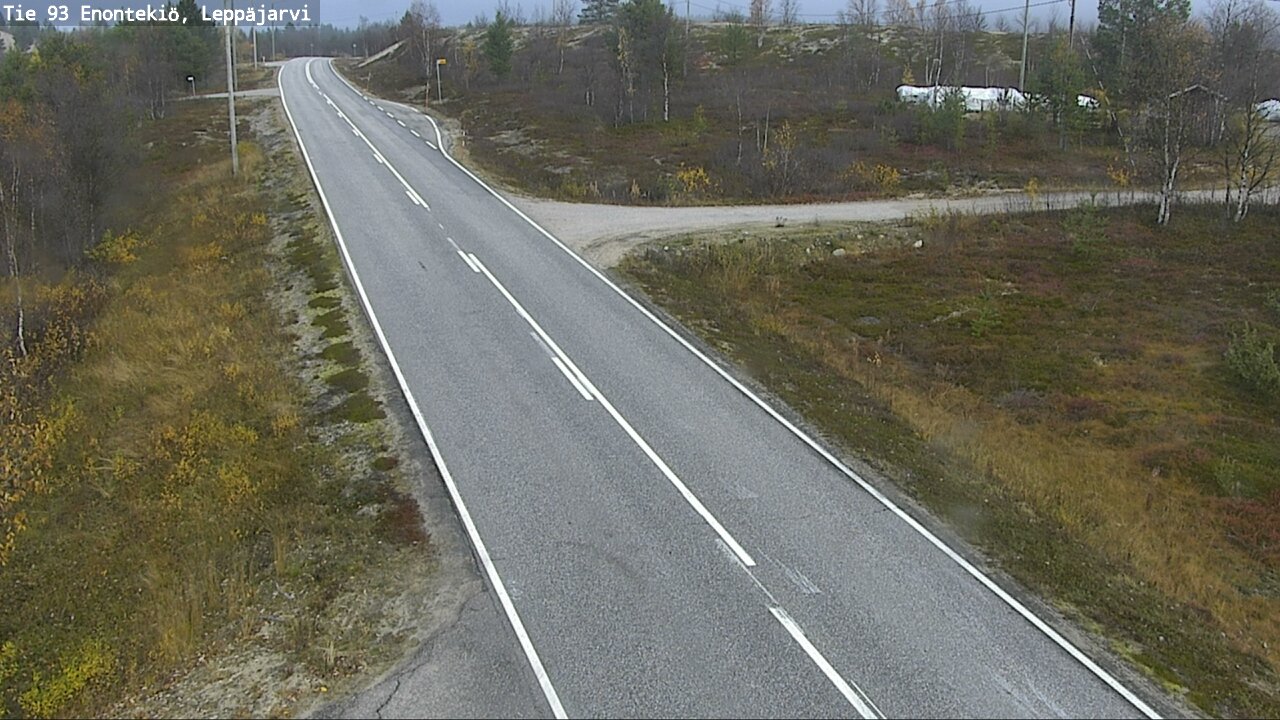 Weather Camera Image Road 93 Enontekiö, Leppäjärvi, Enontekiö, Lappi