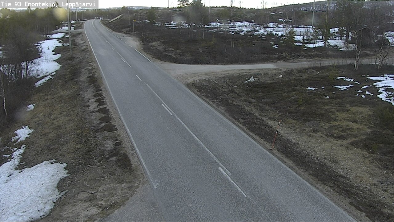 Weather Camera Image Road 93 Enontekiö, Leppäjärvi, Enontekiö, Lappi