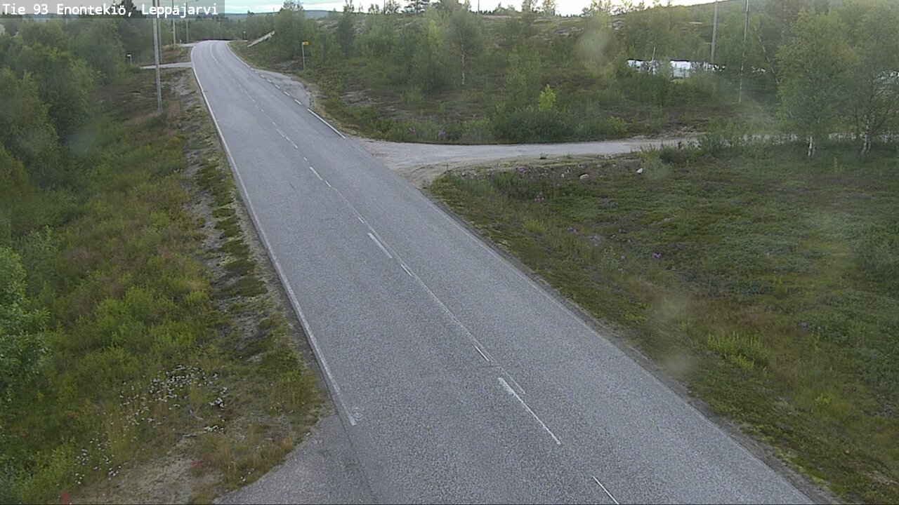 Weather Camera Image Road 93 Enontekiö, Leppäjärvi, Enontekiö, Lappi