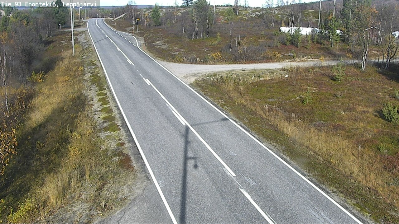 Weather Camera Image Road 93 Enontekiö, Leppäjärvi, Enontekiö, Lappi