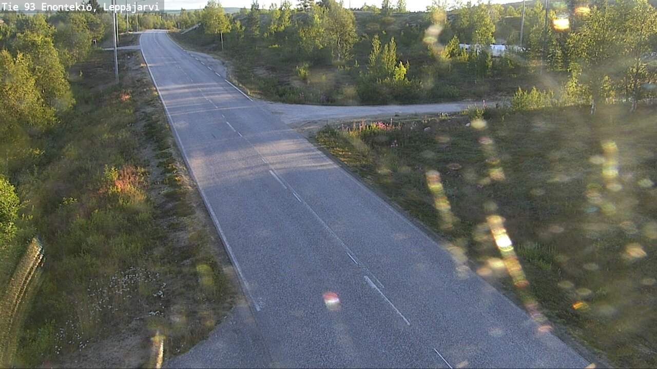 Weather Camera Image Road 93 Enontekiö, Leppäjärvi, Enontekiö, Lappi
