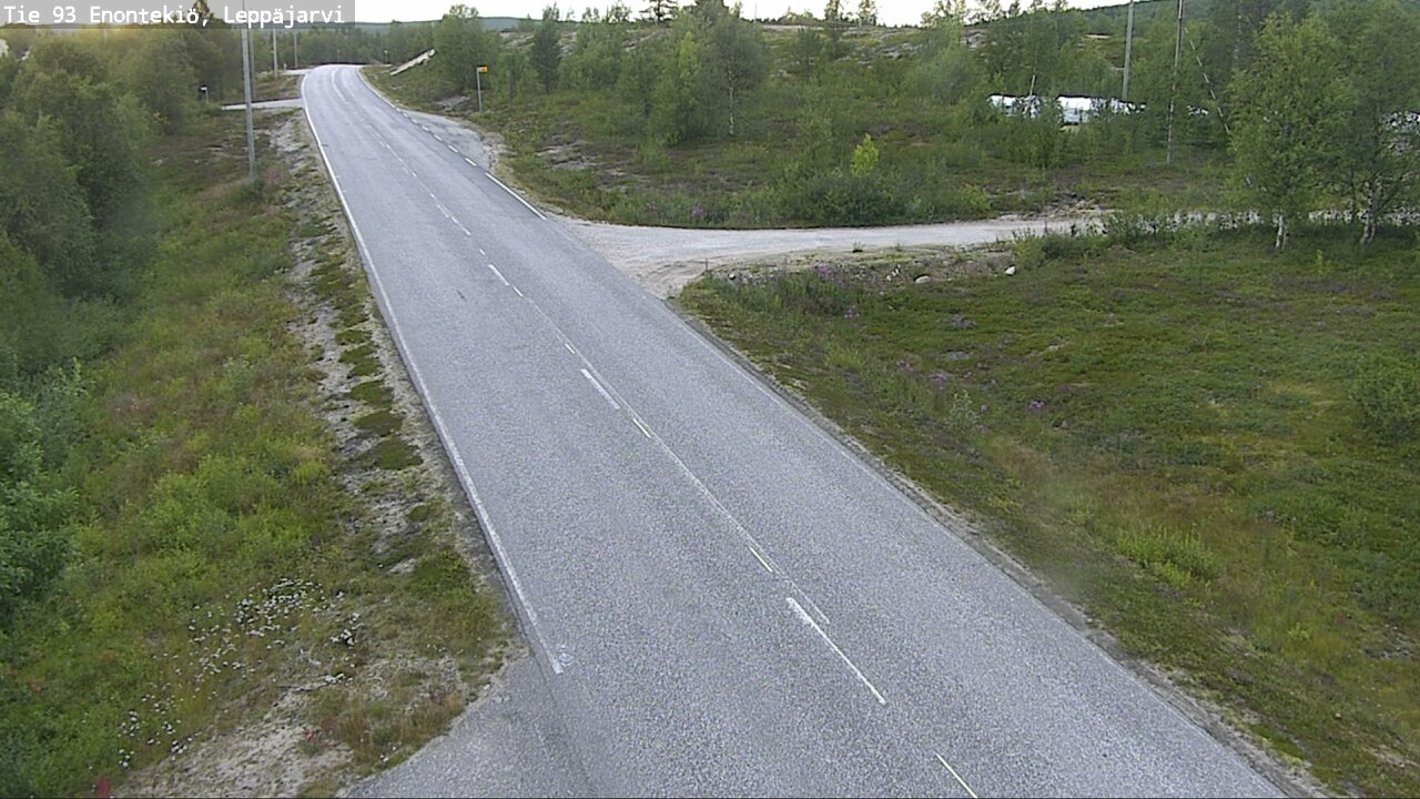 Weather Camera Image Road 93 Enontekiö, Leppäjärvi, Enontekiö, Lappi