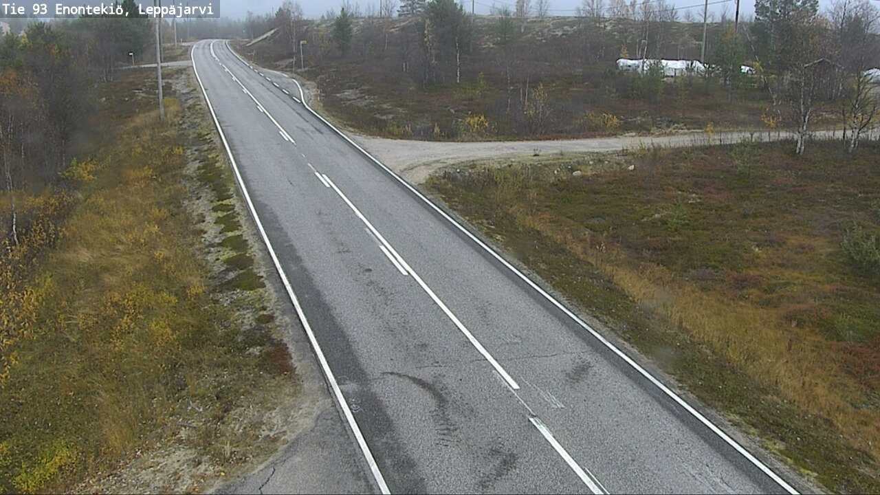 Weather Camera Image Road 93 Enontekiö, Leppäjärvi, Enontekiö, Lappi