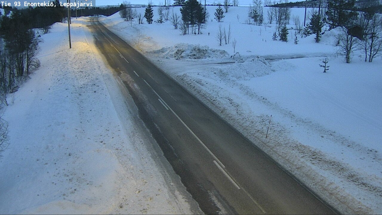 Kelikamerat Kuva Tie 93 Enontekiö, Leppäjärvi, Enontekiö, Lappi