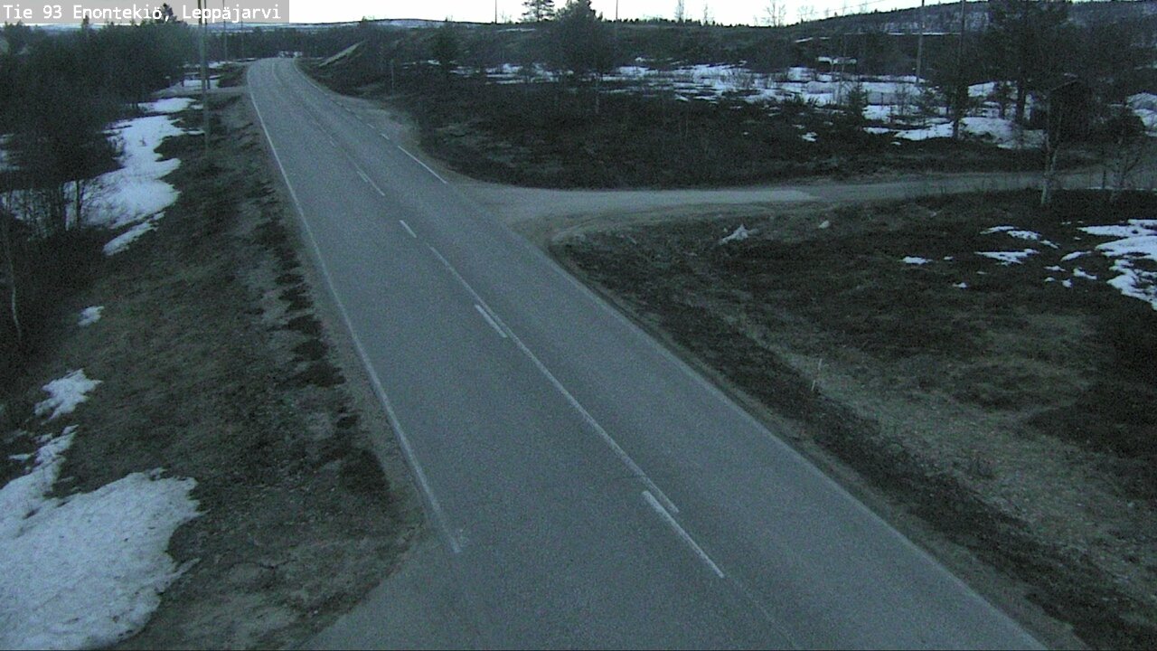 Weather Camera Image Road 93 Enontekiö, Leppäjärvi, Enontekiö, Lappi