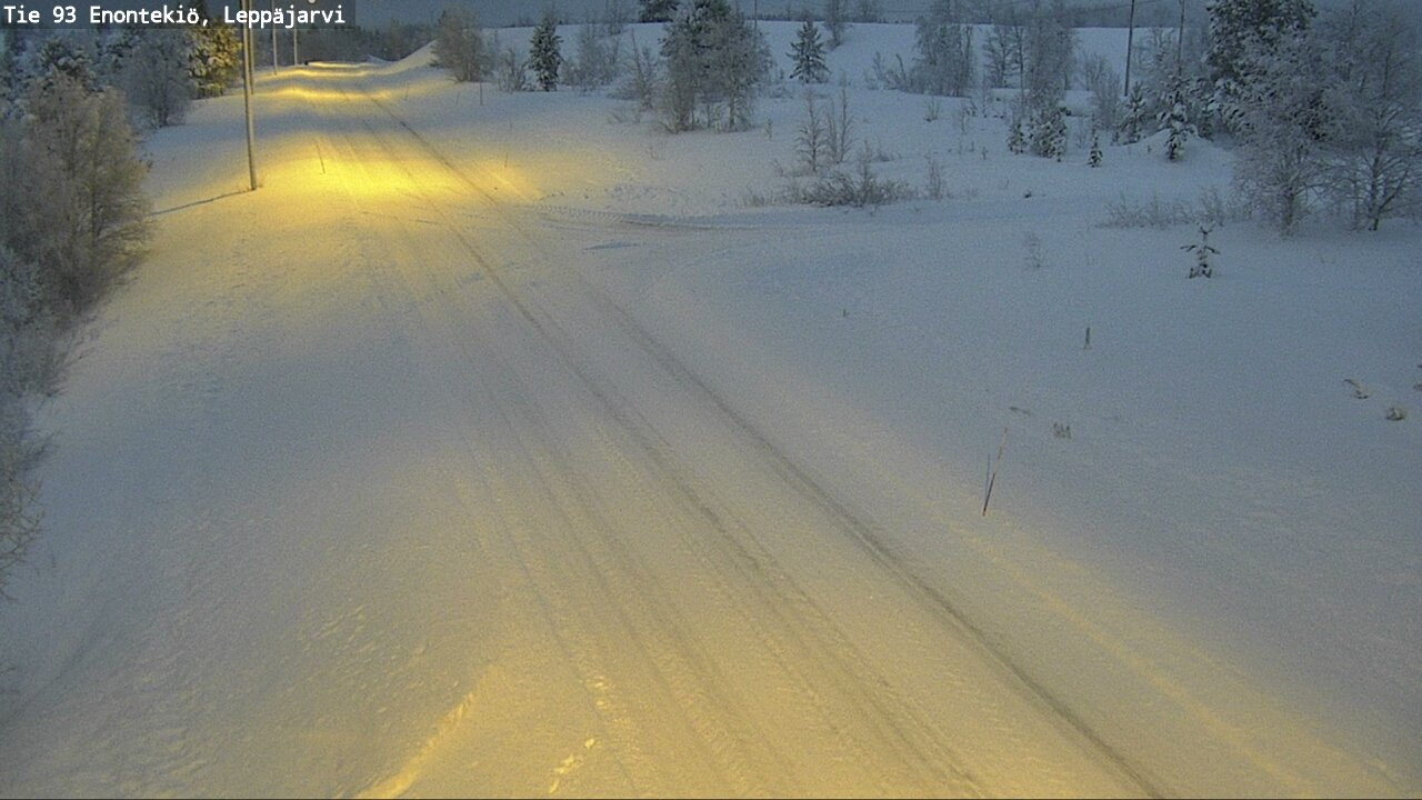 Kelikamerat Kuva Tie 93 Enontekiö, Leppäjärvi, Enontekiö, Lappi