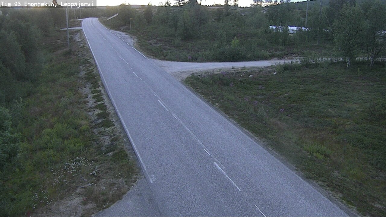 Weather Camera Image Road 93 Enontekiö, Leppäjärvi, Enontekiö, Lappi